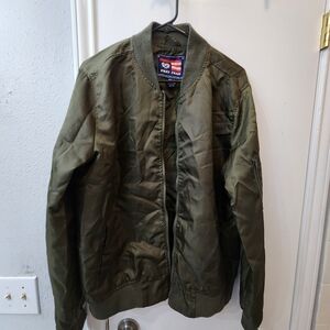 Phat Farm Olive Bomber Jacket